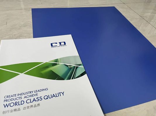 Синяя термальная CTP пластина с временем проявки 25-30 секунд и светочувствительным источником 830 нм для высокоточной печати