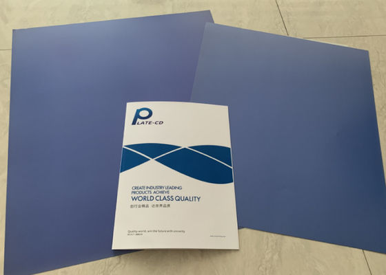 Термопластина CTP синего цвета 1650 мм для офсетной печати, проявление 25±5 с