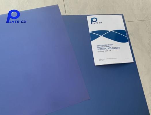 Положительные печатные пластины CTCP с энергией лазера 120-140mJ/cm2 и энергией экспозиции 50-85mJ/cm2 для 60000-80000 печатных работ